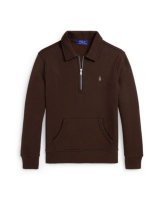 Big Boys Fleece Quarter-Zip Pullover Sweatshirt