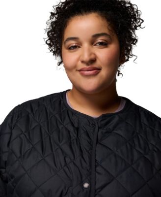 Plus Size Copper Crest Collarless Jacket