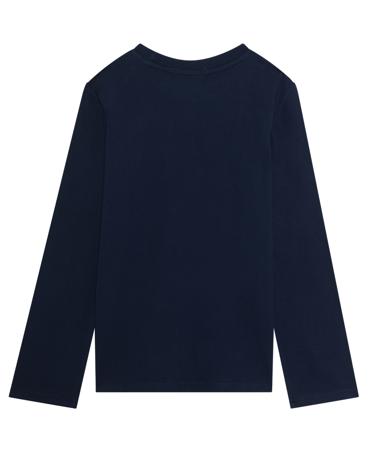 B By Brooks Brothers Big Boys New York Logo Long Sleeve T-shirt In Blue