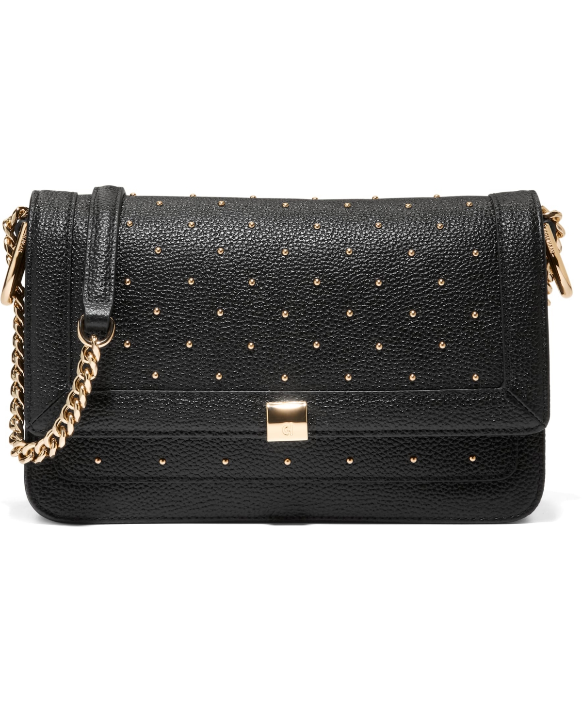 Cole Haan Daniella Small Chain Shoulder Bag In Black
