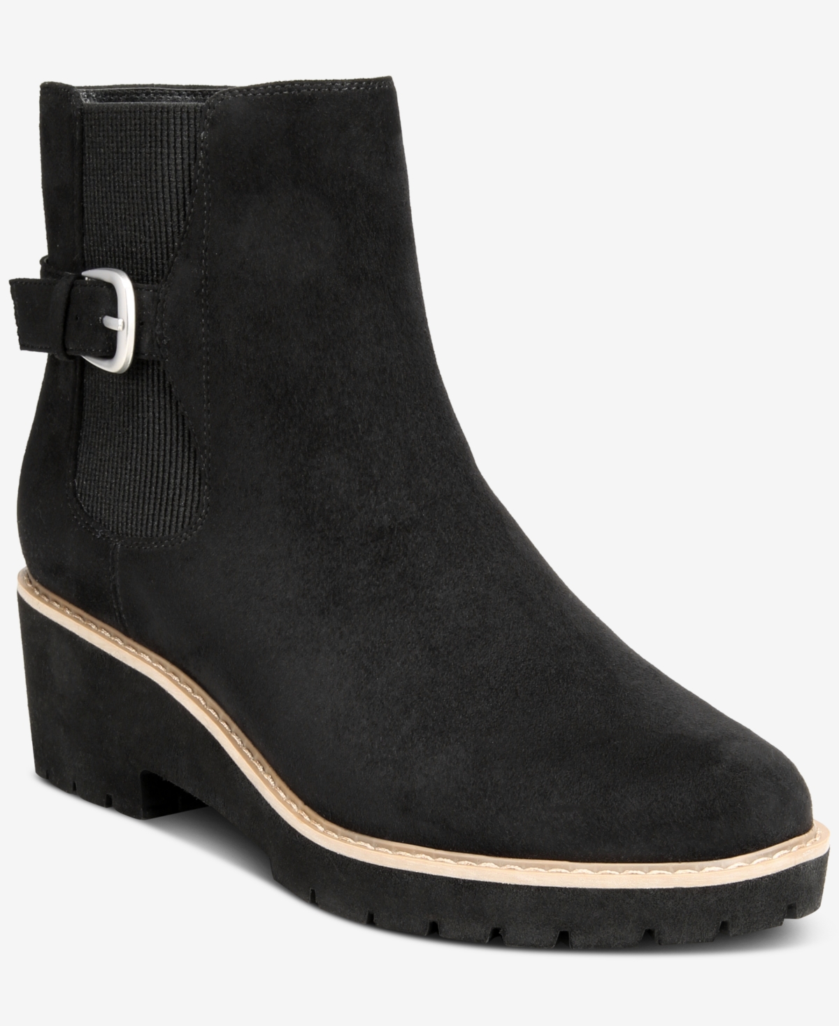 Style & Co Women's Vaill Lug Wedge Booties, Macy's Exclusive
