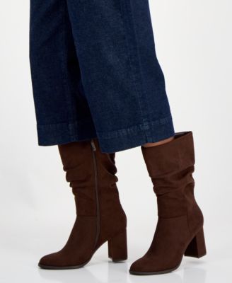 Women's Reneee Scrunch Mid Shaft Boots, Macy's Exclusive