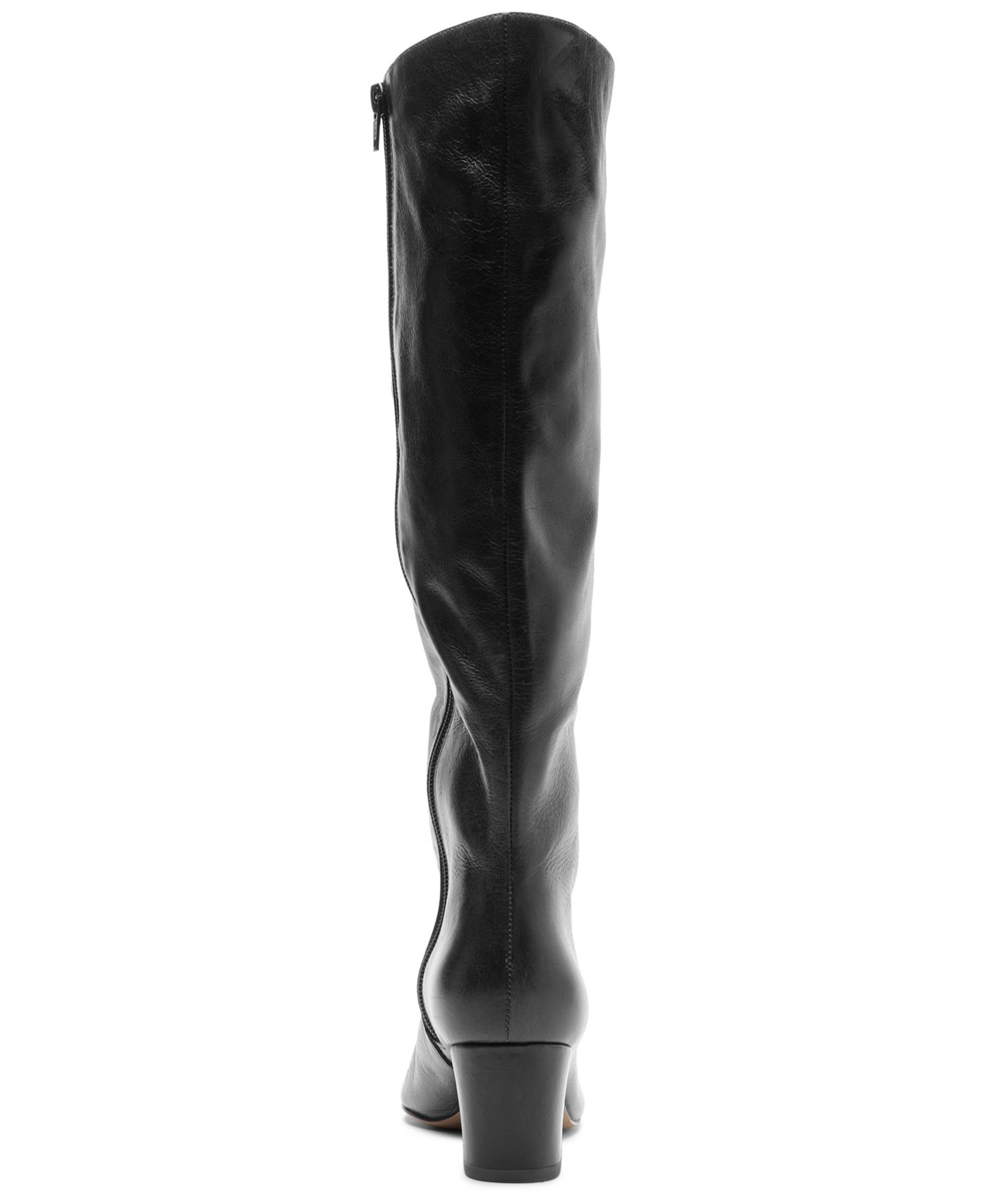 Женские ботинки Arezzo Julie Mid Block Heel Tall, цвет: Чёрный — фото 3