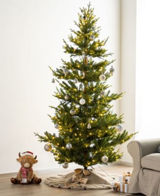 48" Reversible Korean Fleece Christmas Tree Skirt