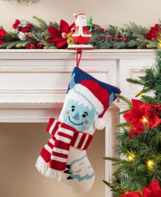 21" Hooked Yeti Christmas Stocking