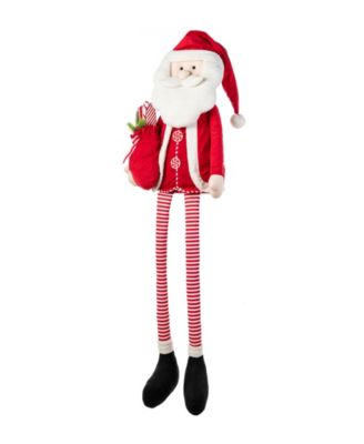 60" Christmas Oversized Fabric Santa with Dangle Legs