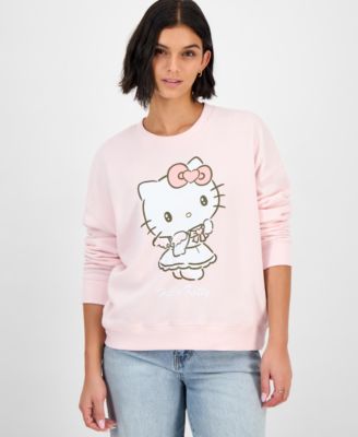 Grayson Threads, The Label - Juniors' Hello Kitty Angel Fleece Sweatshirt