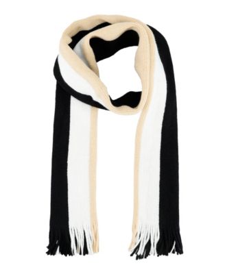 Men's 2-Piece Beanie and Ribbon Scarf Set