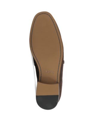 Men's Johnniey Suede Block Heel Loafers, Macy's Exclusive