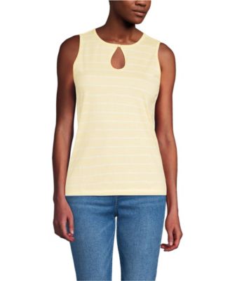 Plus Size Supima Keyhole Tank