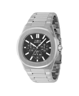 Invicta Men's 48325 Speedway Quartz 3 Hand Black Dial Watch - Macy's