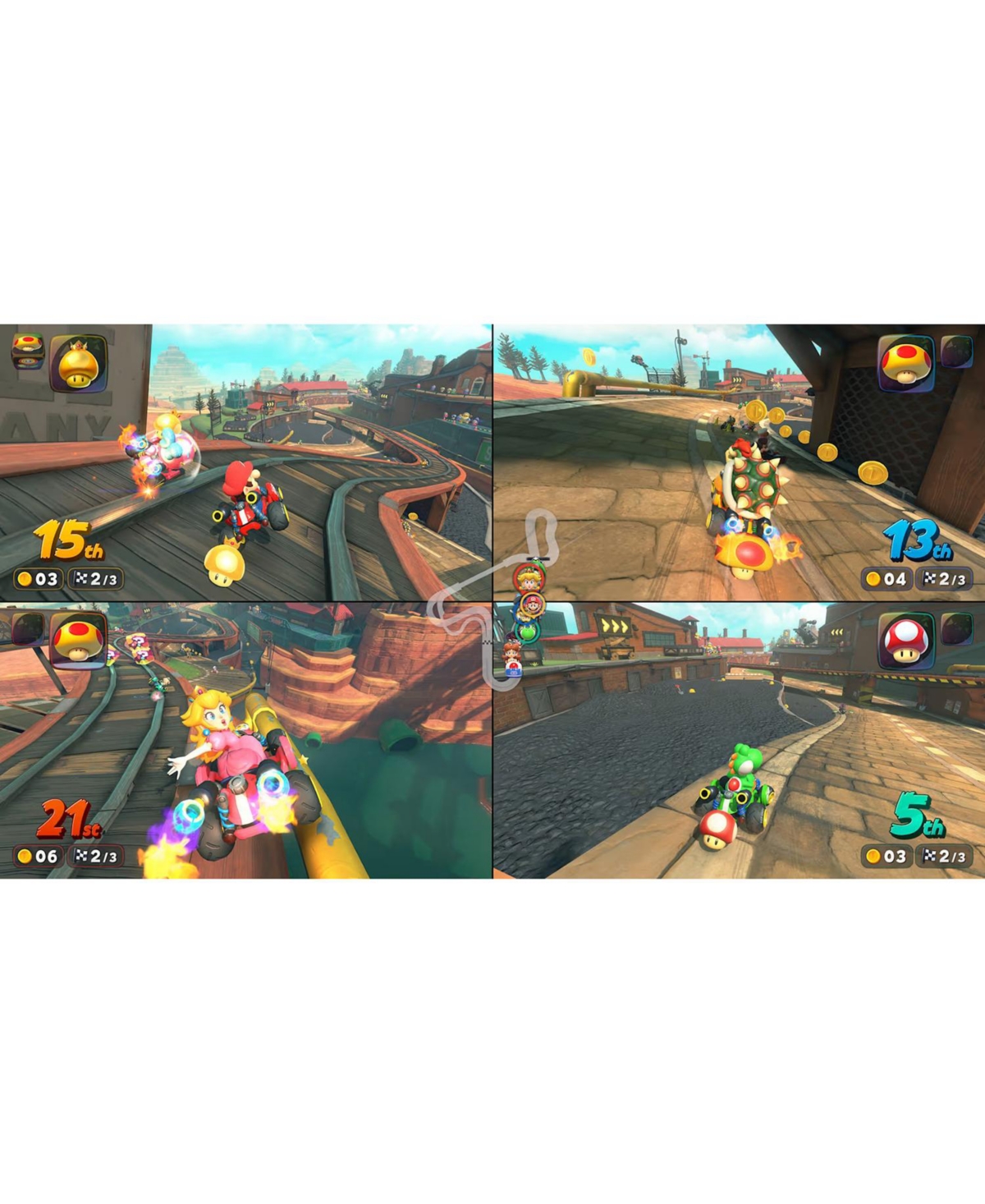 Nintendo Switch 2 Console with Mario Kart World, Pro Controller, Joy Con Wheel and MightySkins Code Bundle
