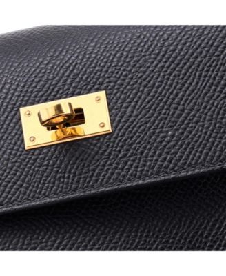 Pre-Owned Hermes Medium Kelly Trifold Wallet Epsom