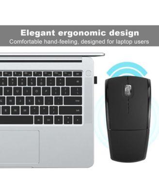 Wireless Foldable Arc Optical Mouse With USB Receiver