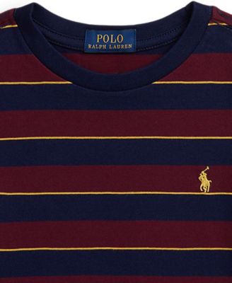 Toddler and Little Boys Striped Cotton Jersey T-Shirt