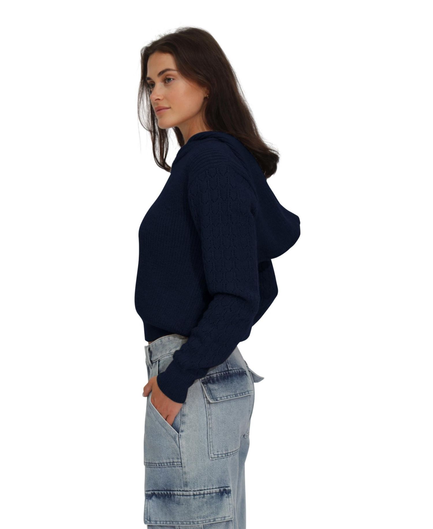 On the Run Knitted Hoodie