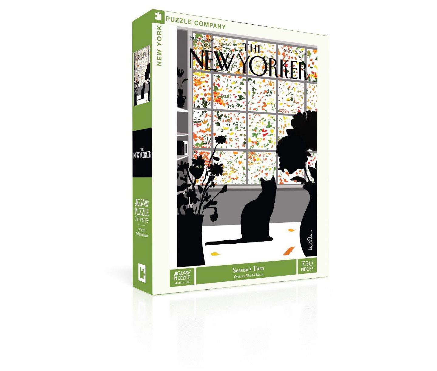 Детский пазл New York Puzzle Company Season's Turn New Yorker Cover 750-Piece Puzzle, Ages 10+ — фото 2