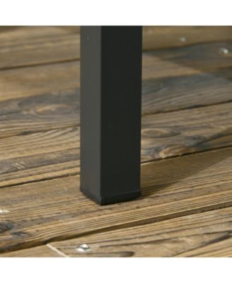 3pc Rocking Chair Set w/ Cushions, Wicker Bistro Set, Light