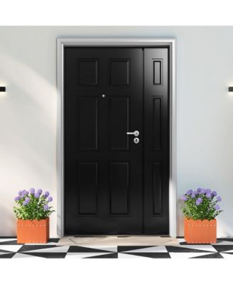 2 Pack Square Planter Box Weather-Resistant HDPE Flower Pot Garden Bed