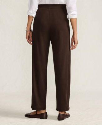 Women's Petite Sport Knit High Rise Barrel Ankle Pants