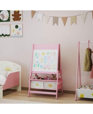 3-in-1 Art Easel for Kids, Double-Sided Kids Easel with Paper Roll,