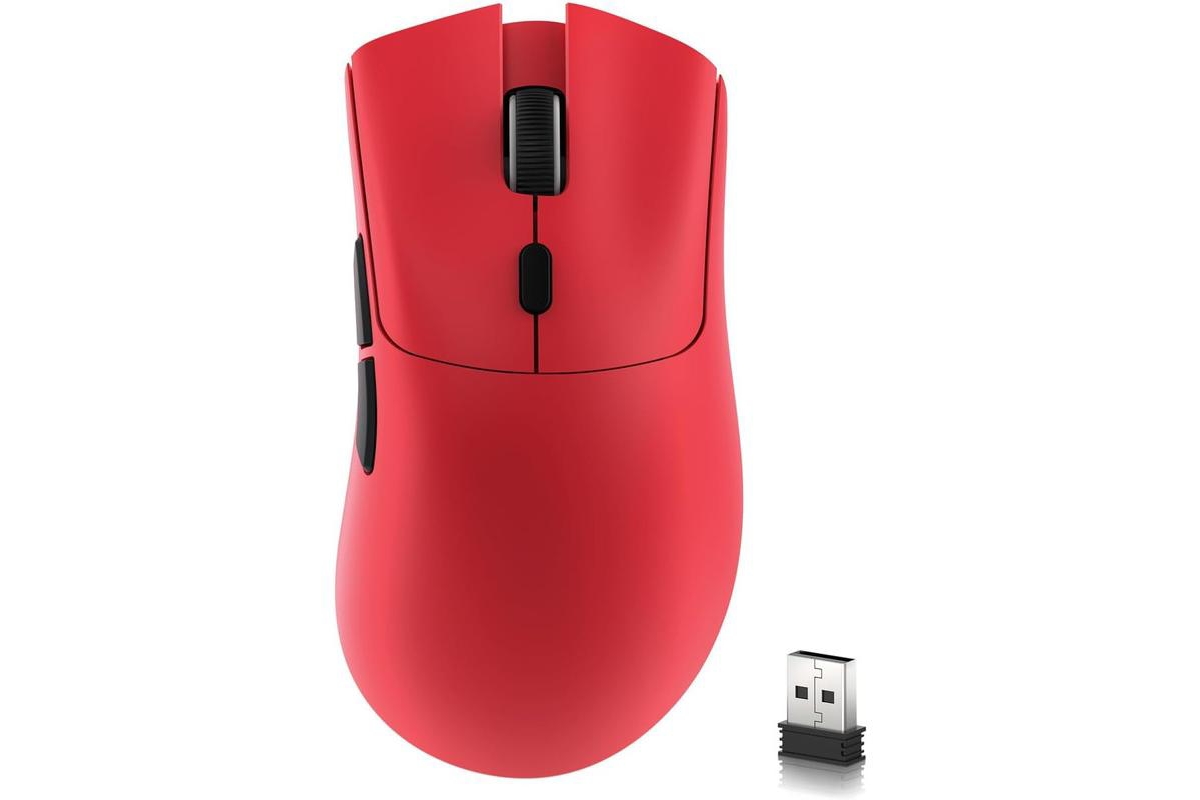 risokeys Wireless Gaming Mouse,Tri-Mode Connection (2.4G/Wired/BT5.2),55g Lightweight,18K Dpi Optical Sensor, 20 Million Key Life,Ergonomic Design,for