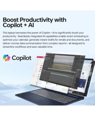 IdeaPad Slim 5 16" Premium Traditional Laptop AMD Ryzen AI 7 350 16GB RAM AMD Radeon Graphics 512GB SSD Storage Windows 11 Home FHD+ 60Hz