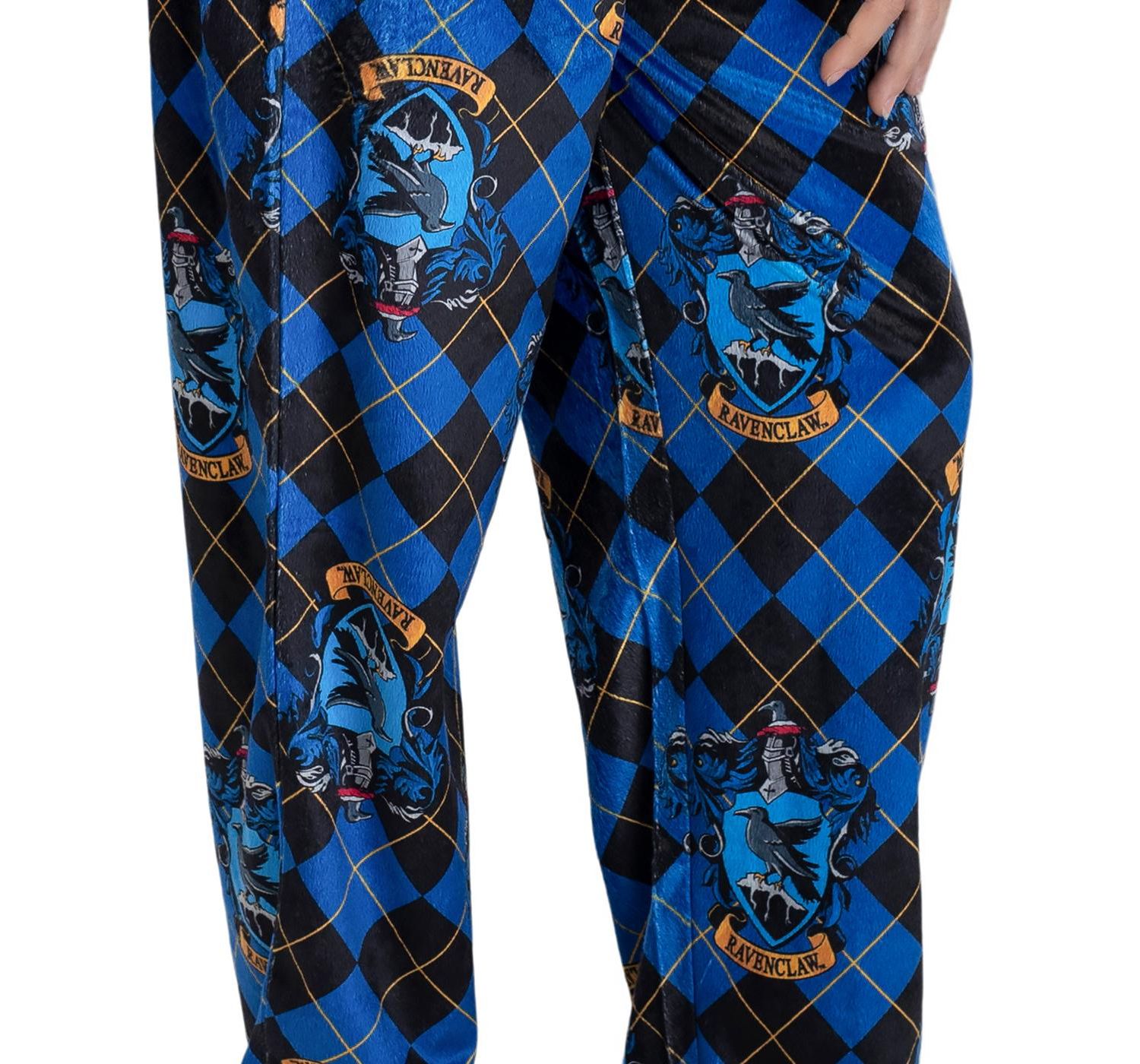 Girls' Hogwarts Houses Crest Plaid Lounge Pants Kids Pajamas