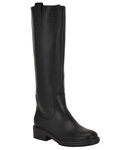 Женские ботинки Calvin Klein Pauline Tall Riding, цвет: Чёрный