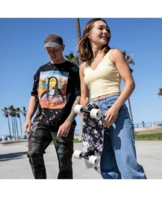 Cal7 Bomb Series 22 x 7.5 inch Mini Cruiser Skateboard - Bumblebee