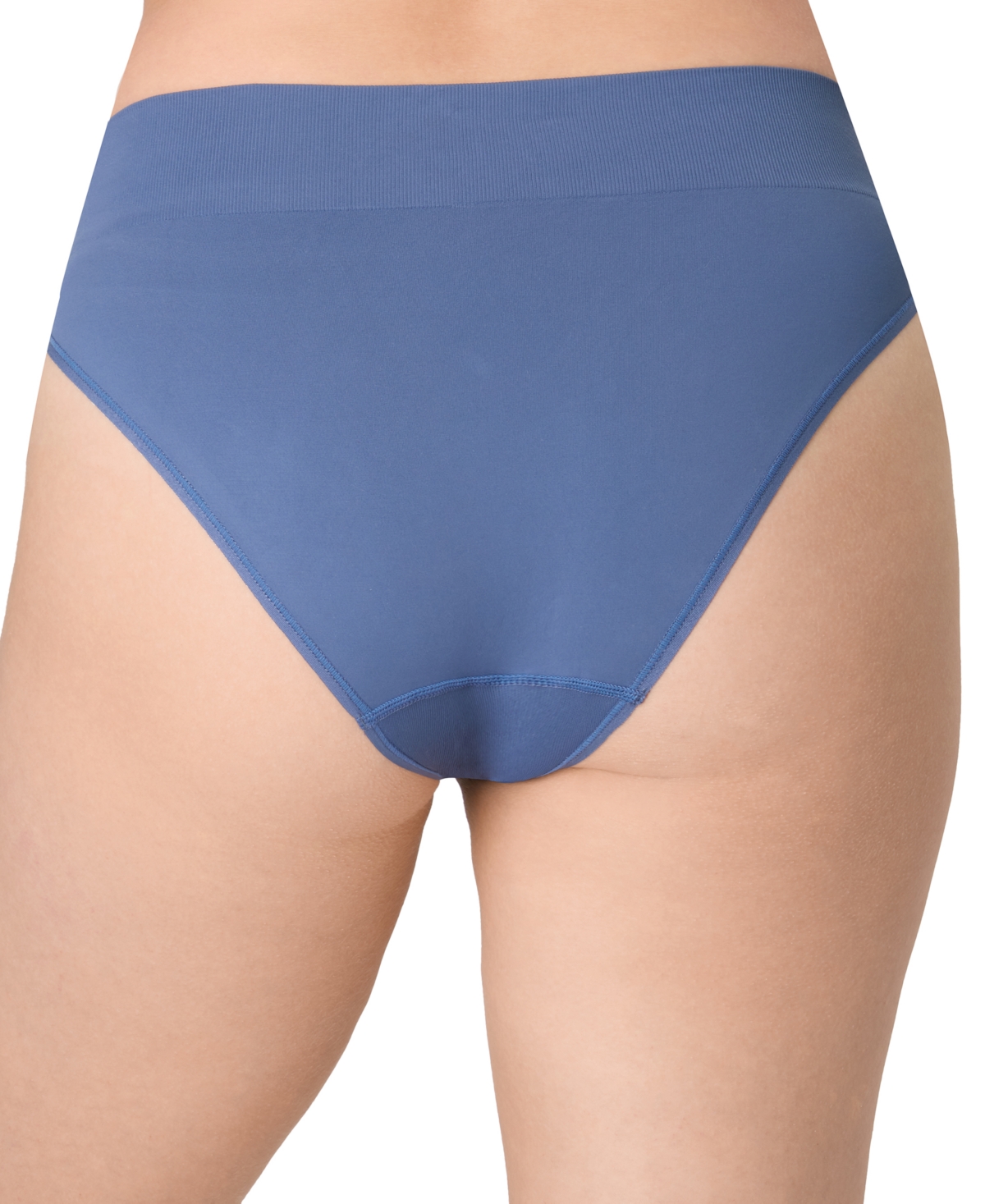 Maidenform M Seamless High Leg Bikini Underwear Dm2317 In Blue