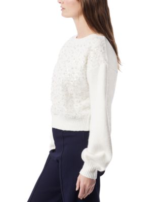 DO by Women's Oriel Embellished Overlay Pullover