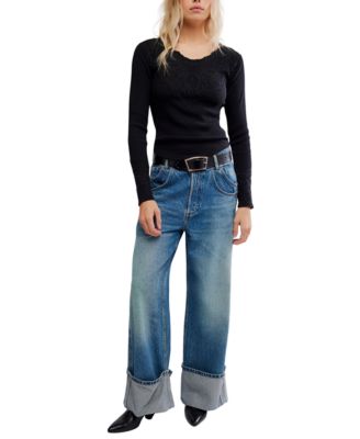 Women's Butterfly Cuff Top