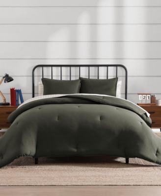 Solid Microfiber 7-Pc. Comforter Set, Full/Queen