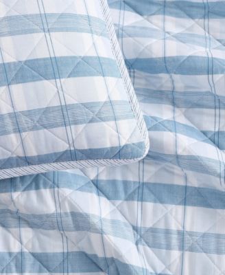 Dreamy Plaid Cotton Reversible 2-Pc. Quilt Set, Twin