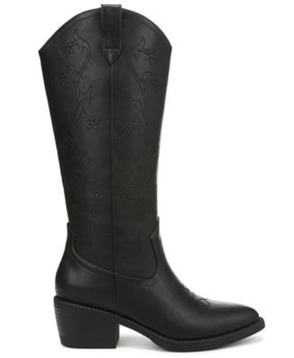 Women's Radio Almond Toe Knee High Western Boots