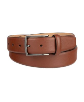 Men's Modern Feather Edge Saffiano Dress Belt