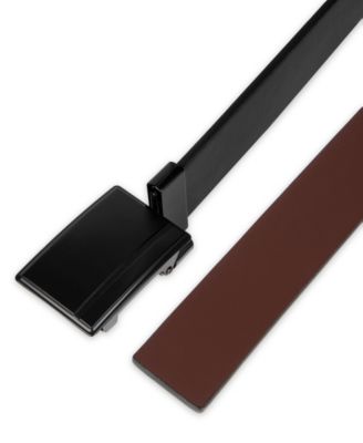 Men's 2-In-1 Reversible Pressure Locking Buckle Belt, Macy's Exclusive