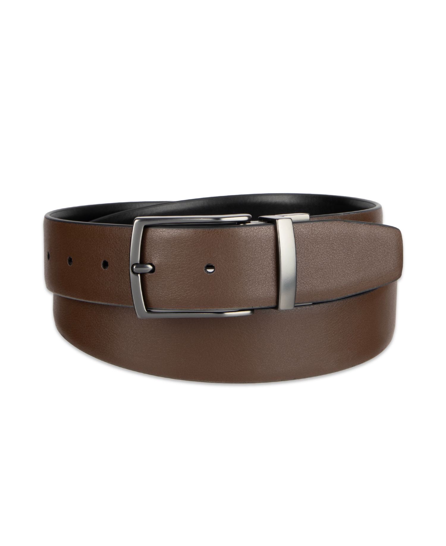 Men's 2-In-1 Reversible Leather Dress Belt
