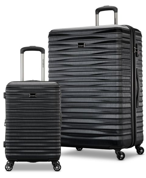 Чемоданы Samsonite Uptempo Lux 2-Pc. Hardside Luggage Set, цвет: Чёрный