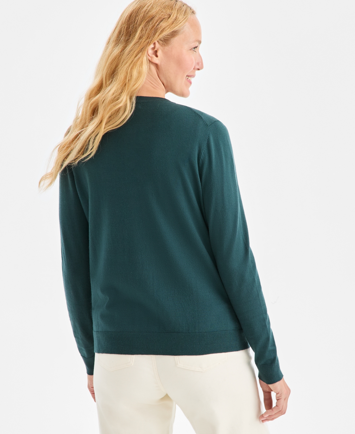 Style & Co Women's Button-Down Long-Sleeve Cardigan, Created for Macy's