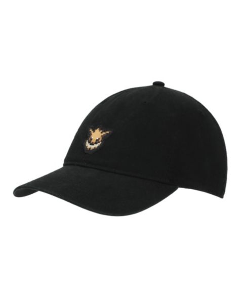 Женская кепка Pokemon Eevee Printed Patch Black Unstructured, цвет: Чёрный