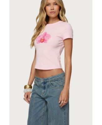 Womens Orchid Gemstone T Shirt
