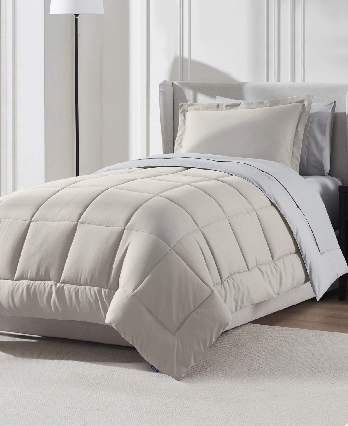 Nestl Luxury Soft Reversible 5-pc. Comforter Set, Twin In Sand