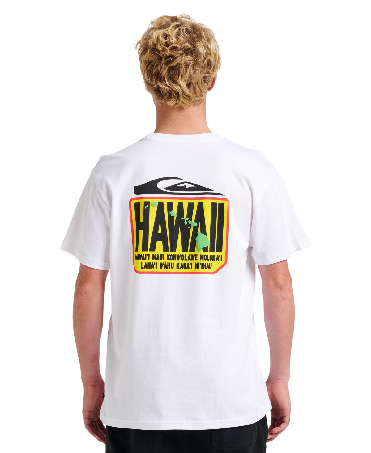 Quiksilver Men's Hi Hawaii Crest T-shirt In White