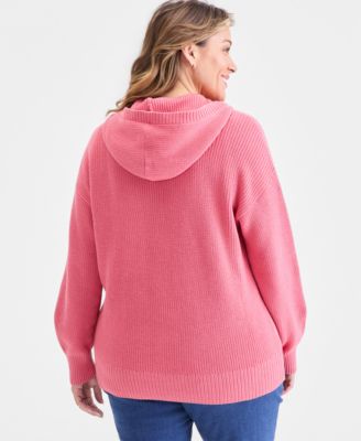 Plus Size Cotton Resort Hoodie, Macy's Exclusive