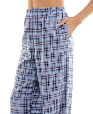 Women's Open Leg Flannel Sleepwear Pants