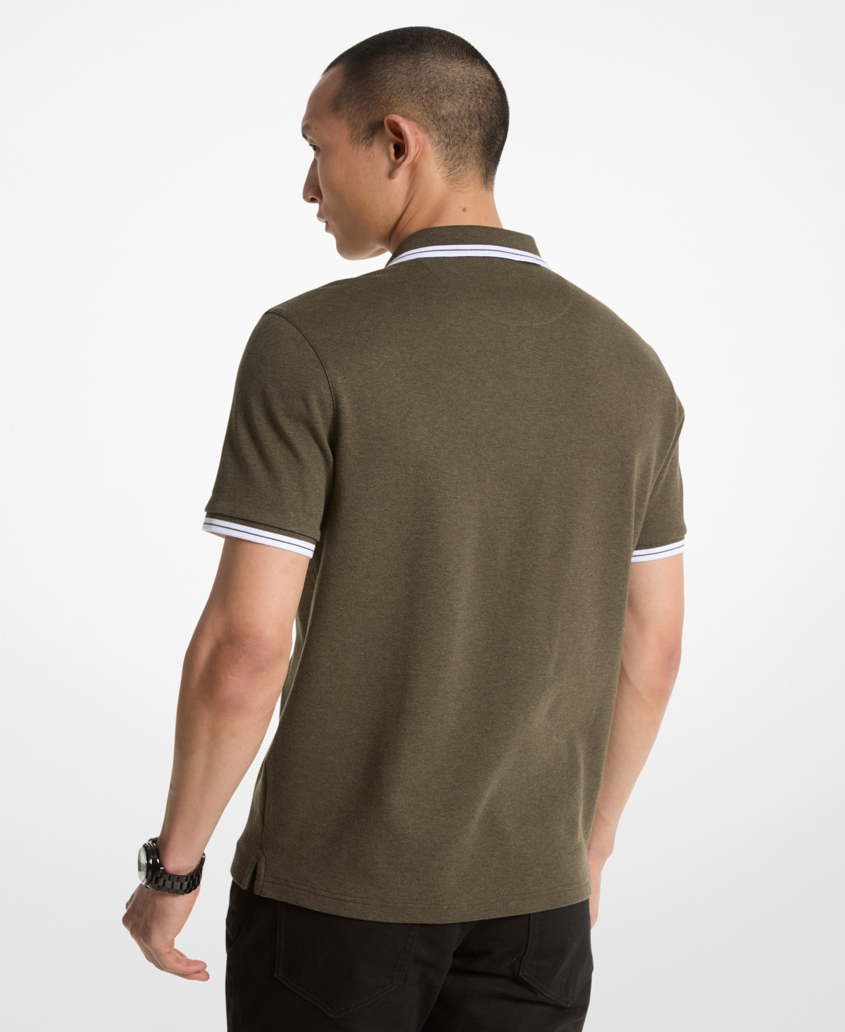 Michael Kors Men's Greenwich Polo Shirt In Green