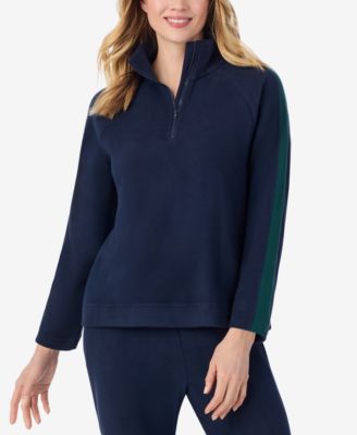 x Jennifer Lake Fleecewear with Stretch Half-Zip Pullover&nbsp;