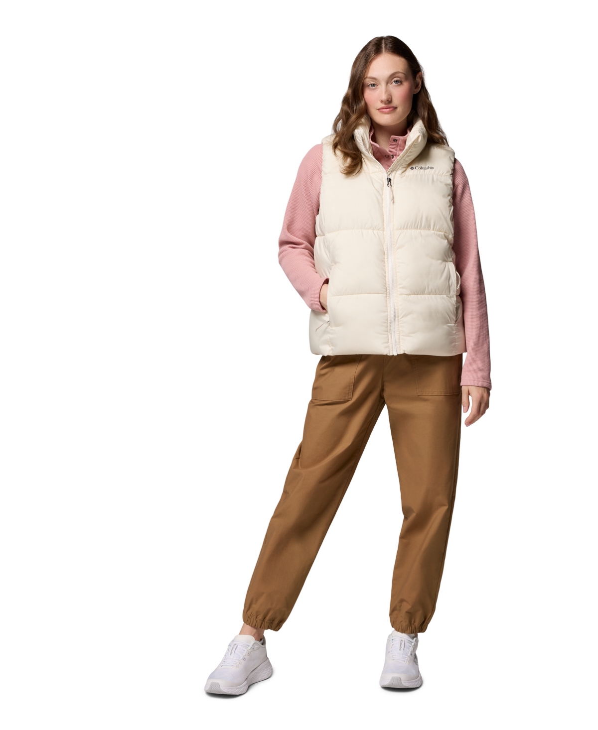 Columbia Women's Puffect Thermarator Insulated Vest In Gray